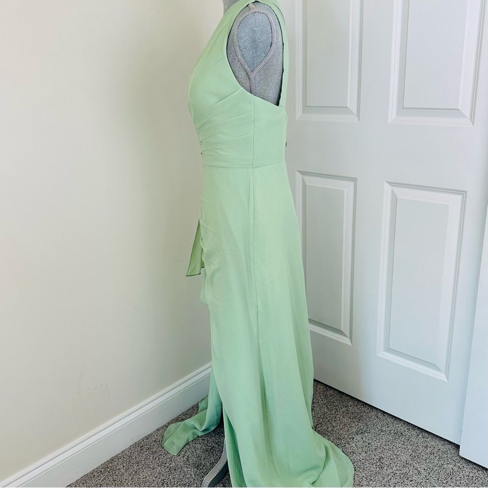 Source Unknown Mint Green Asymmetrical Dress - image 5